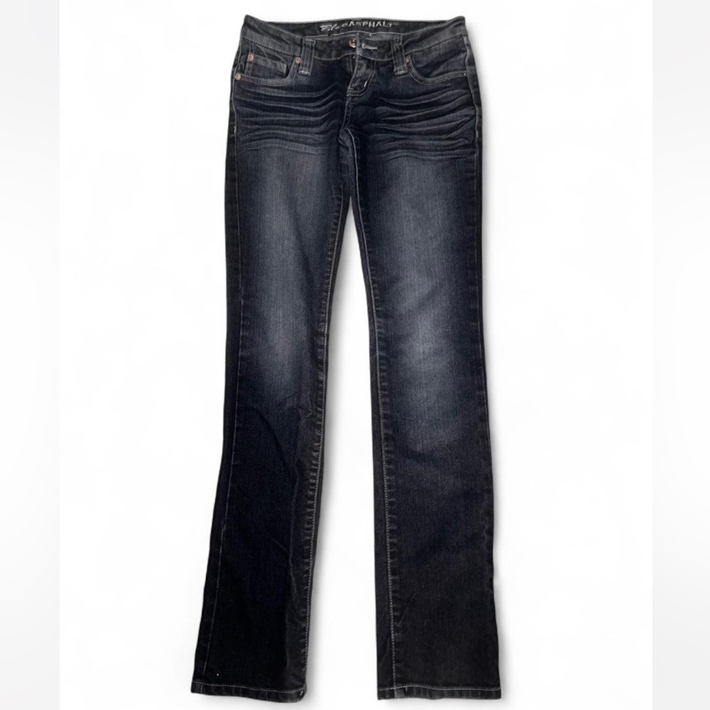 Blue Asphalt Dark Wash Women's Boot Cut Jeans